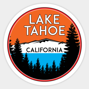 LAKE TAHOE CALIFORNIA REPUBLIC SKIING SKI LAKE BOAT BOATING BEAR SNOWBOARD Sticker